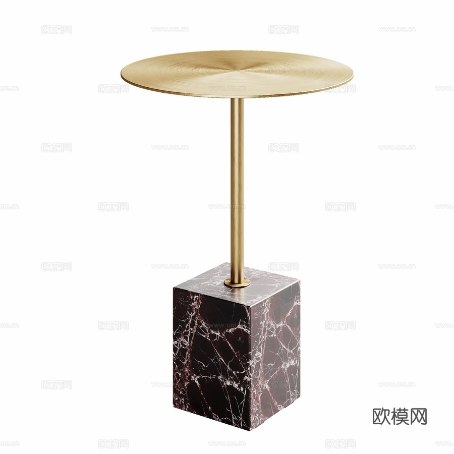 OM咖啡桌平衡款3d模型下载