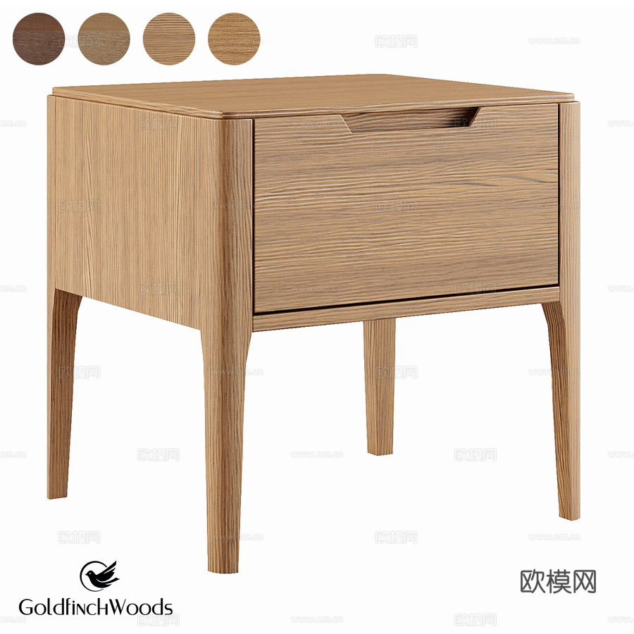 Goldfinchwoods品牌Verdal Mod2床头柜3d模型下载