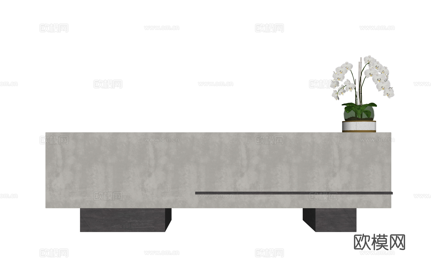 工位 接待 公司前台 办公 电脑su模型