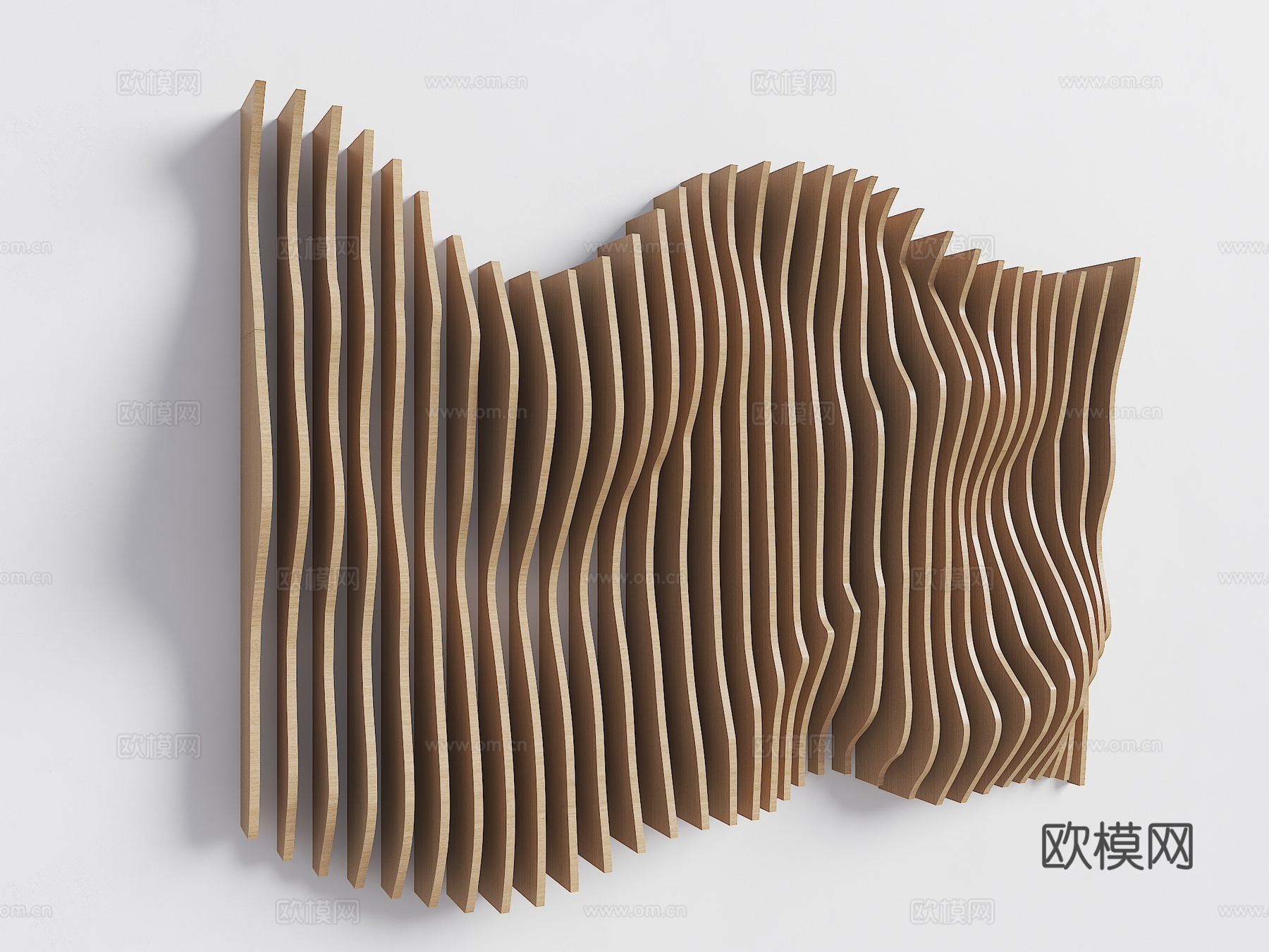 木格栅 异形格栅 扭曲格栅 格栅背景 格栅装饰 现代异形格栅su模型