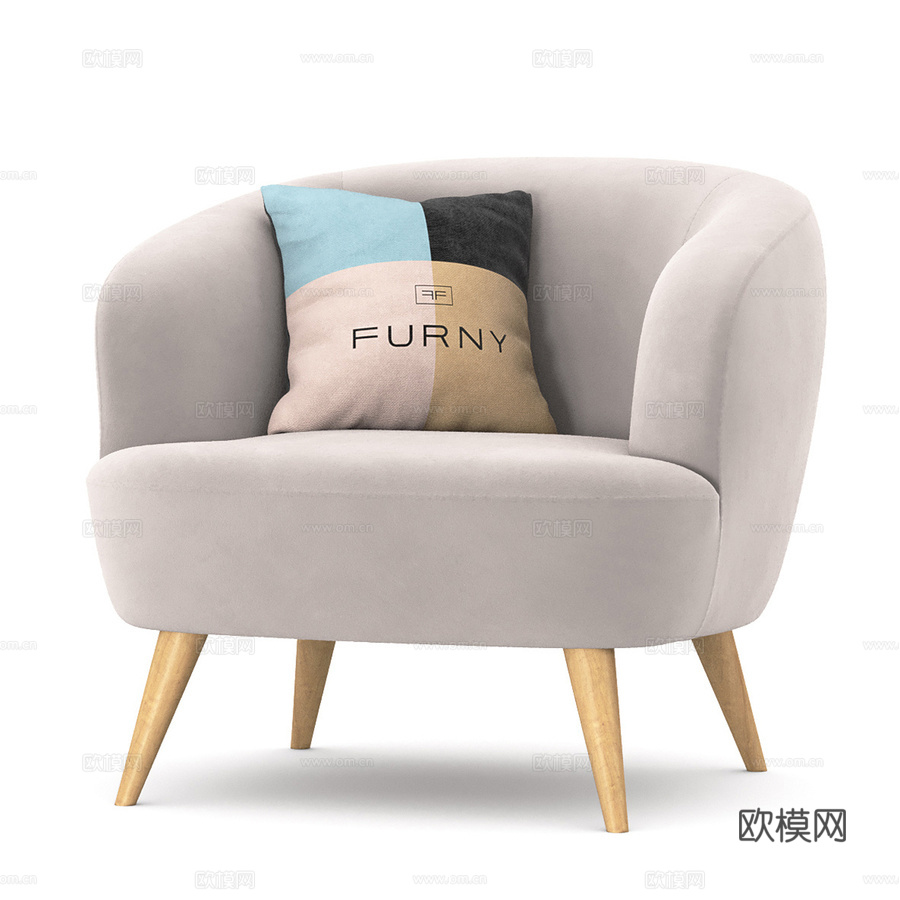 OM The Furny Costa Armchair3d模型下载