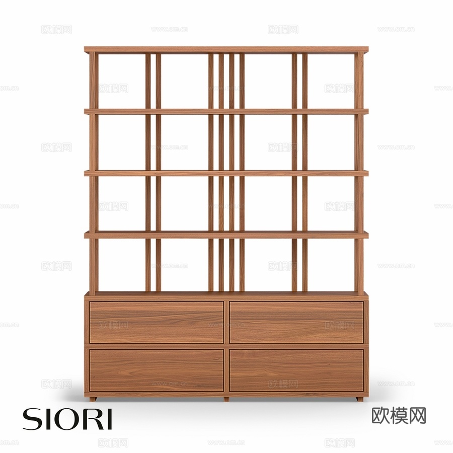 OM Siori Hon 架子 23d模型下载