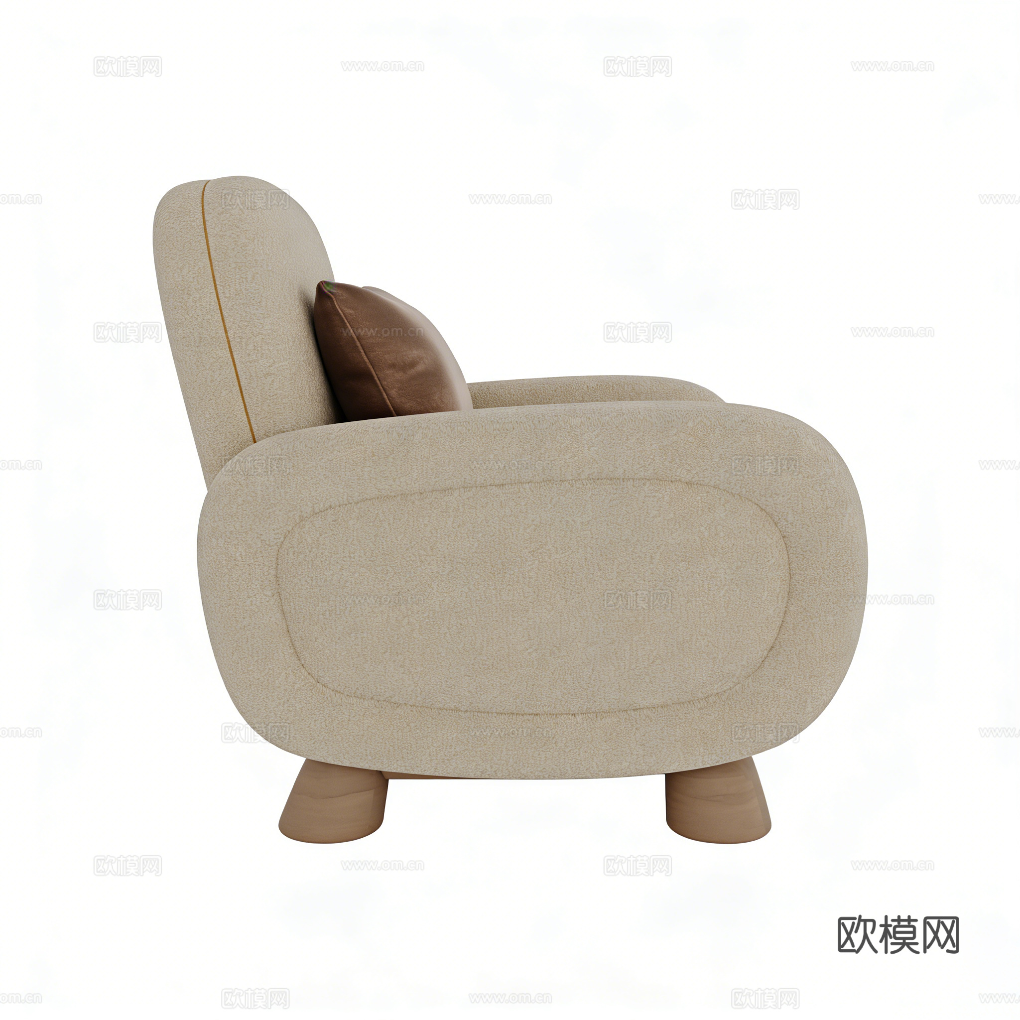 复古沙发su模型