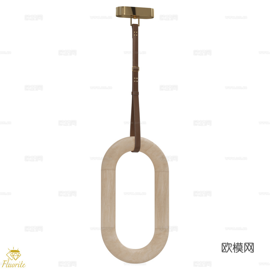 萤石概念灯 600毫米 FL1184-2P (OM)3d模型下载