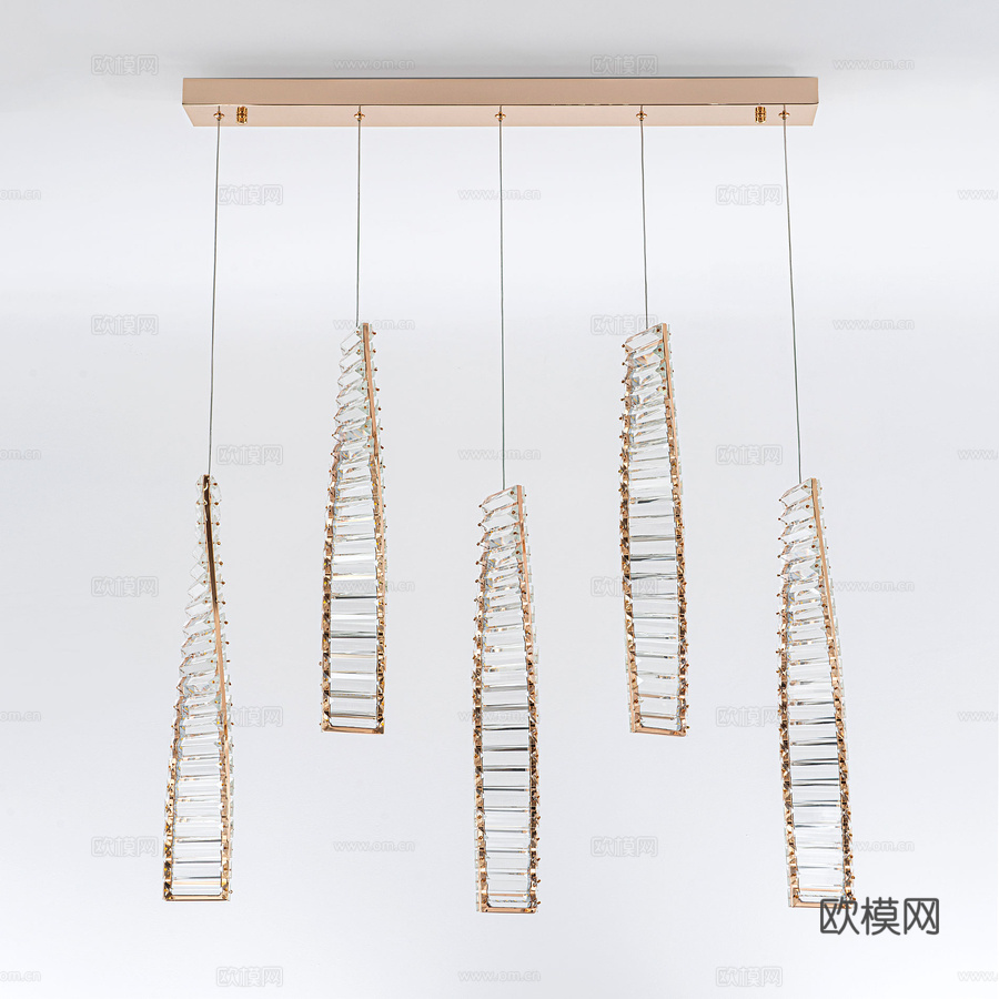 吊灯 MODESTYLE MS.88910.5 GD3d模型下载