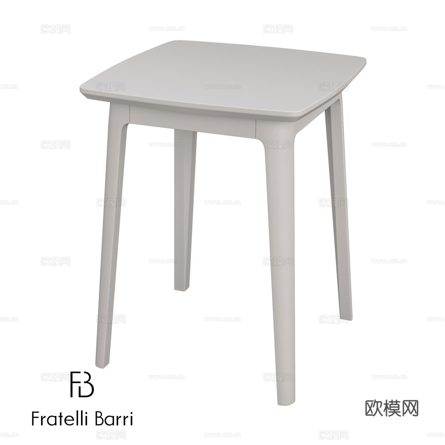 Fratelli Barri ALBA NEW边桌3d模型