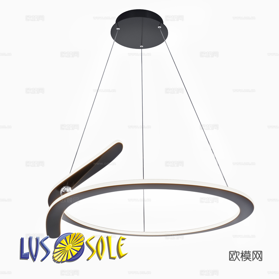 OM吊灯 Lussole LSP-73813d模型下载