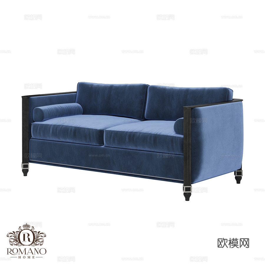(OM) 弗兰科大沙发 罗马诺家居3d模型下载