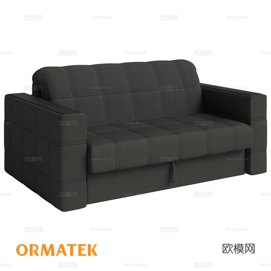 人体工学梦想直式沙发床3d模型下载