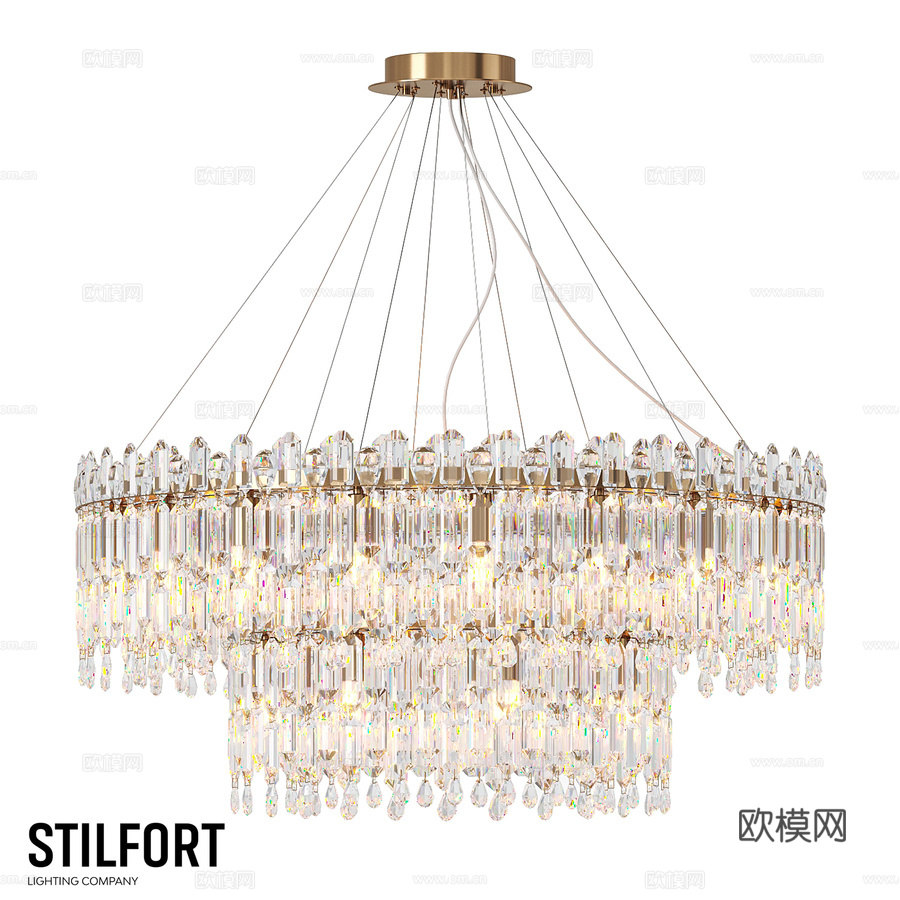 Stilfort吊灯，Legacy系列3d模型下载