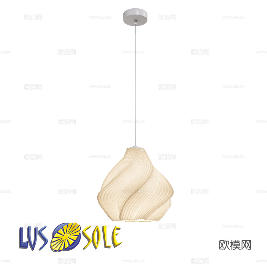 OM吊灯 Lussole LSP-89633d模型下载