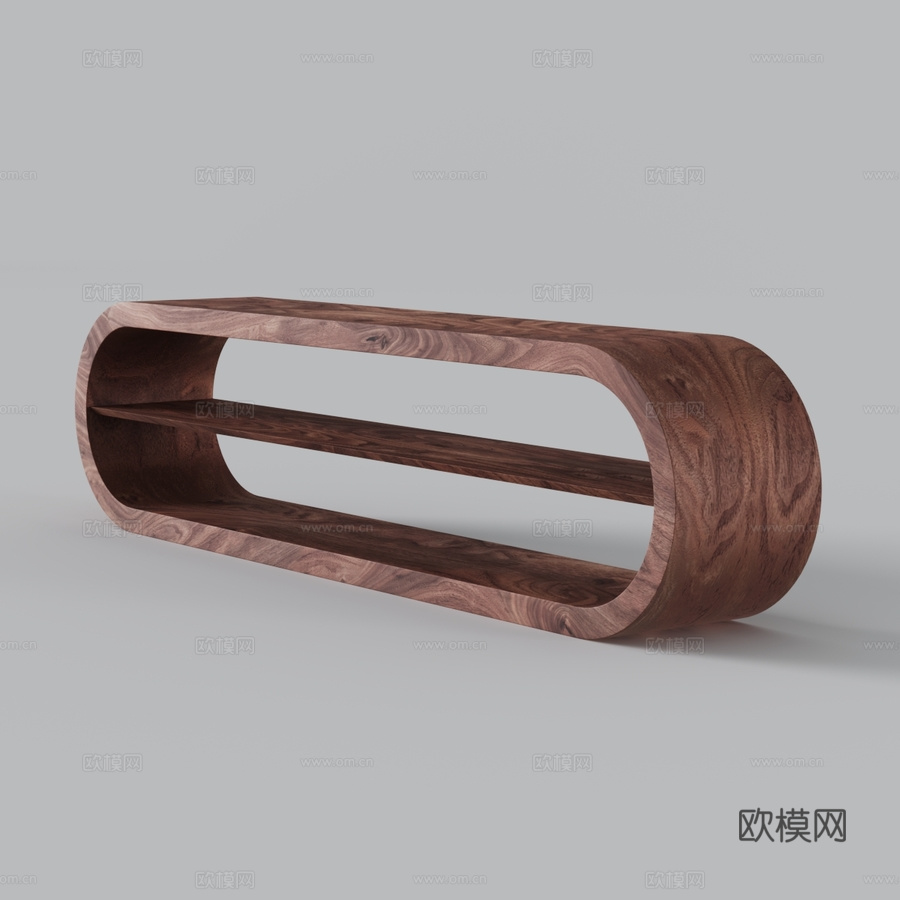 带搁板的基座循环款 185 cm OM3d模型下载