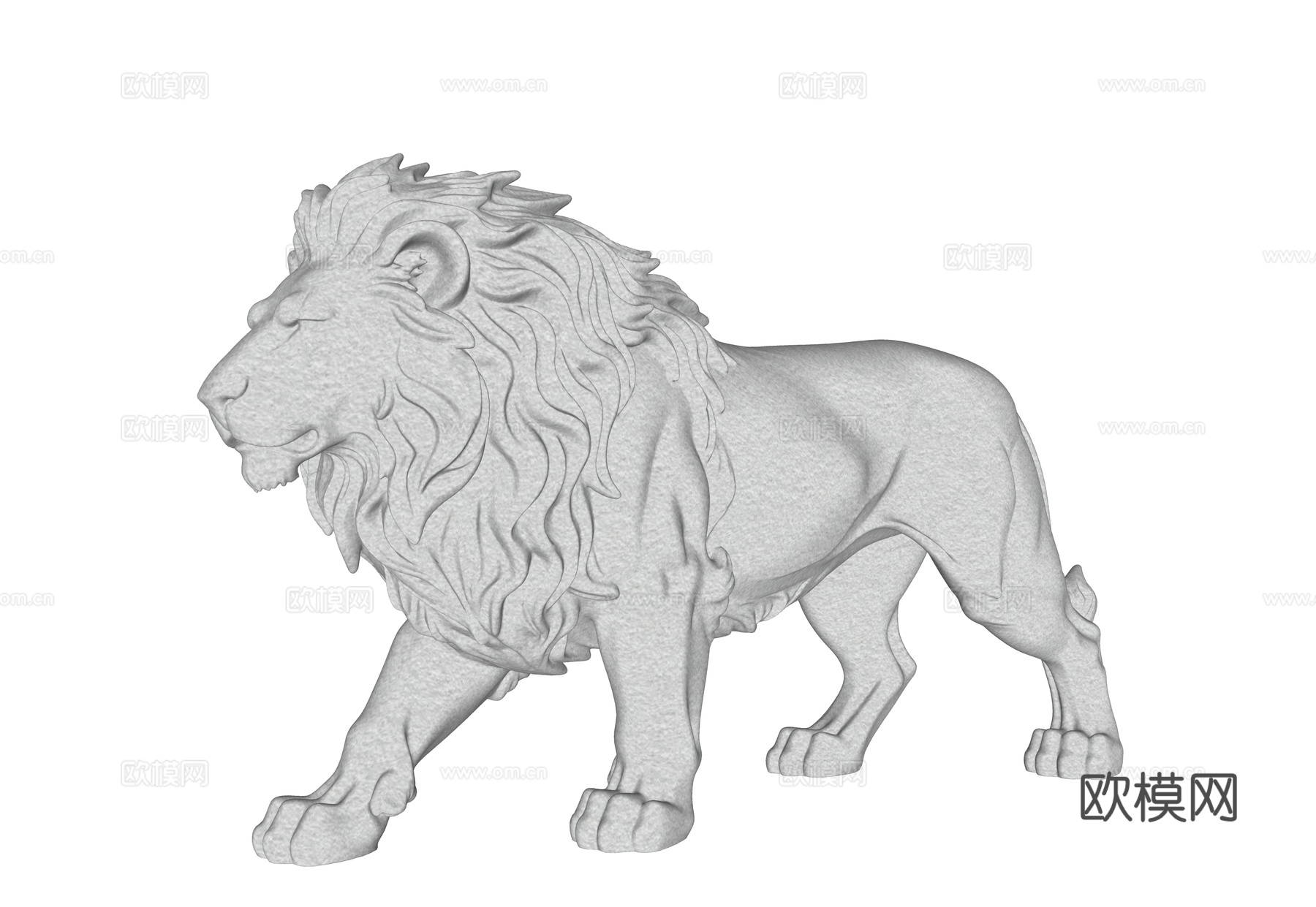 现代雕塑 景观雕塑 狮子雕塑 动物雕塑摆件 狮子 主题雕塑su模型