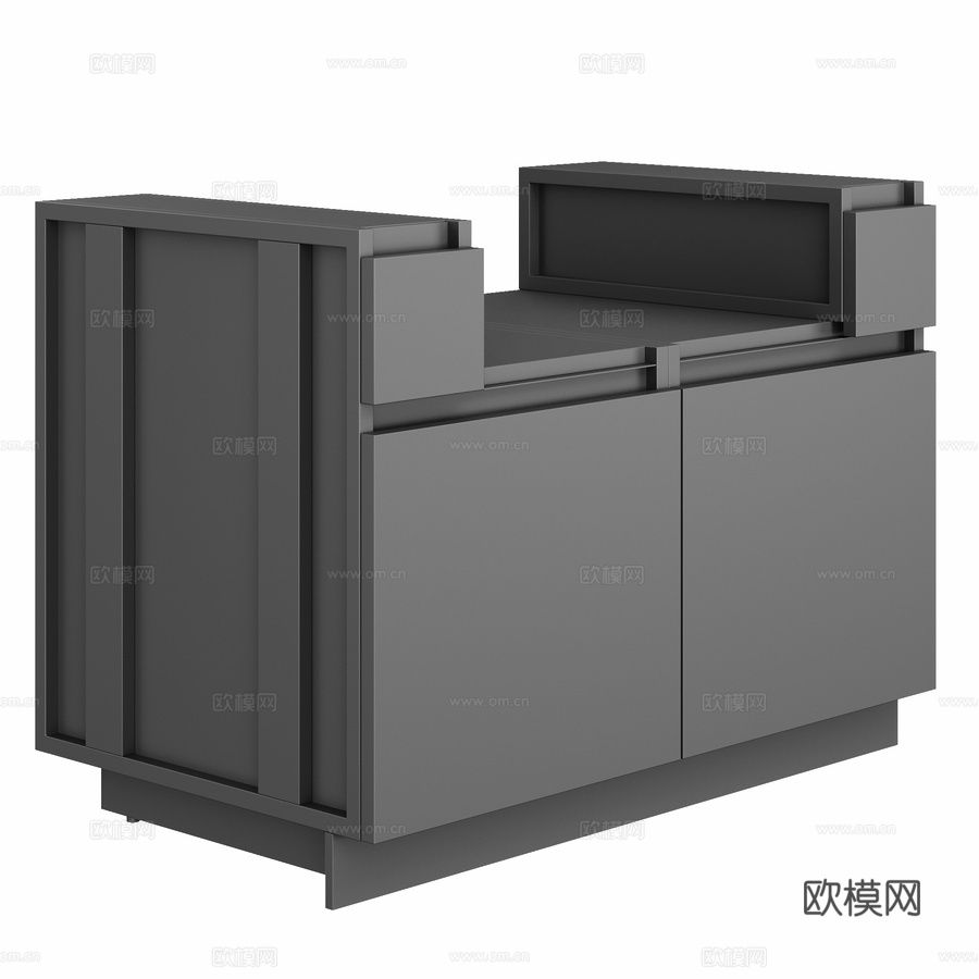 OM Astov燃气烤架专用烧烤模块3d模型下载