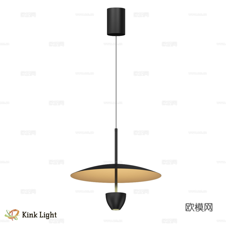 吊灯Cindy黑金08466-35,19(33)3d模型下载