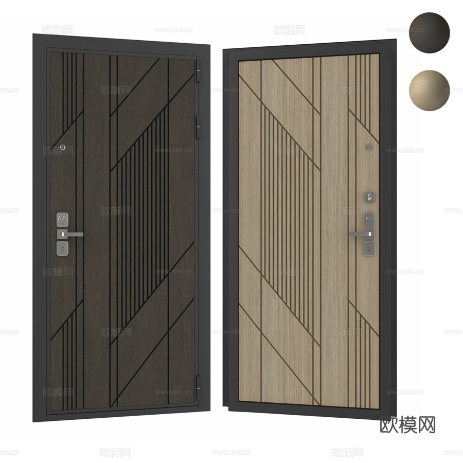 Guardian入户门配Fjord饰条Ш 083d模型下载