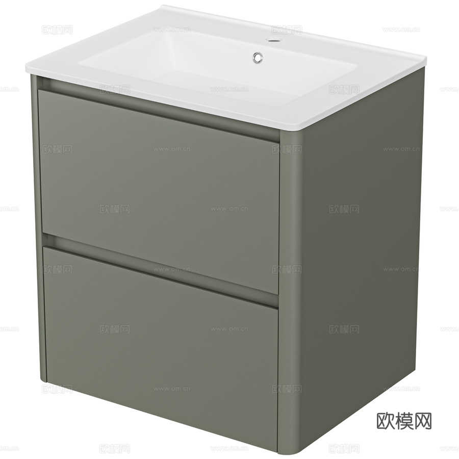 洗手台下柜 艾伦布劳 Gravity 60 13d模型下载