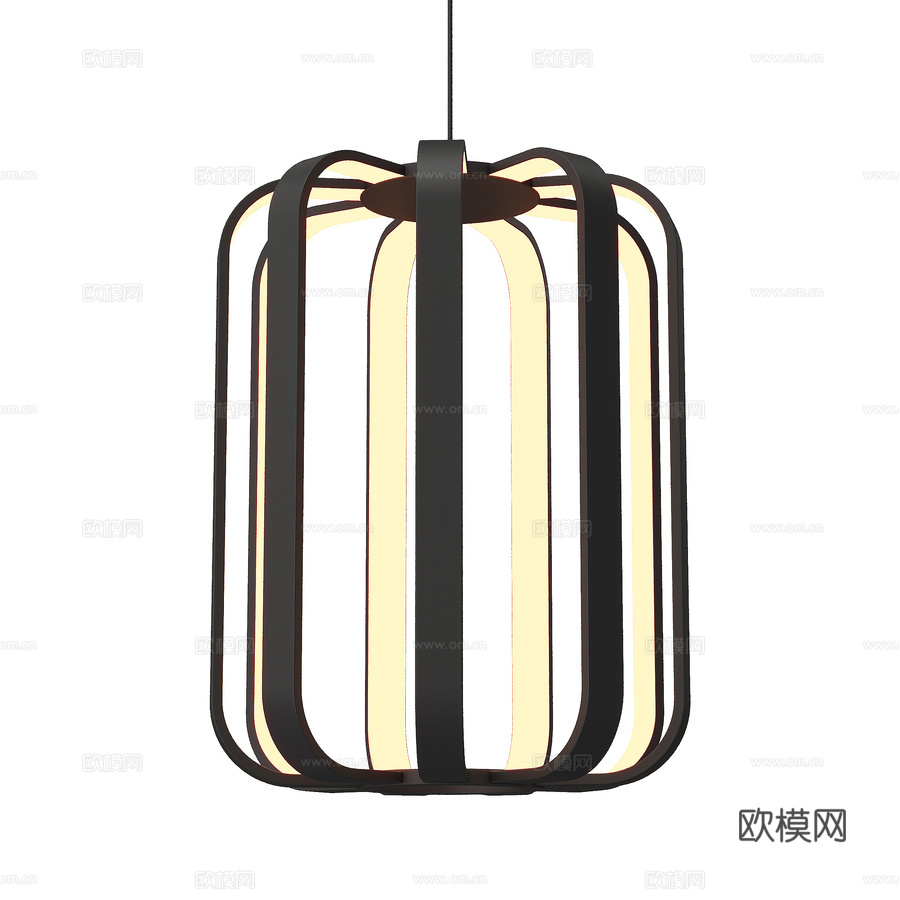 Halo Cage Mini OM LED吊灯3d模型下载