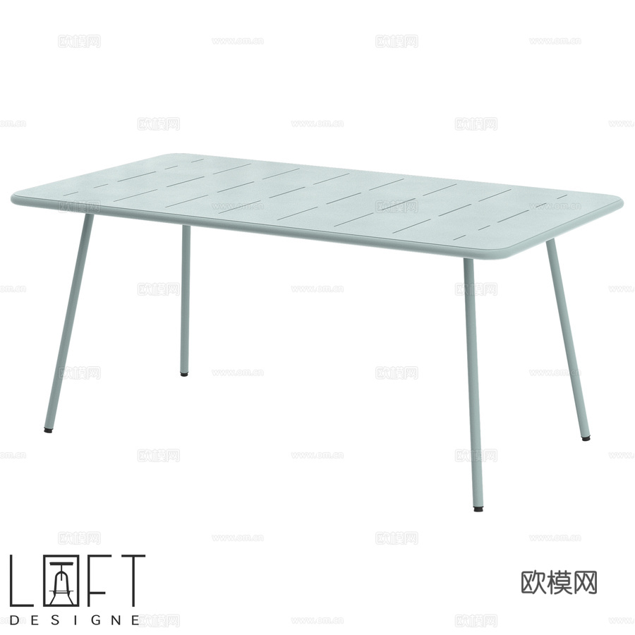 LoftDesigne 62951 餐桌3d模型下载