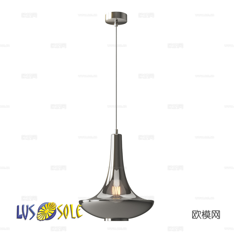 OM吊灯 Lussole LSP-89923d模型下载