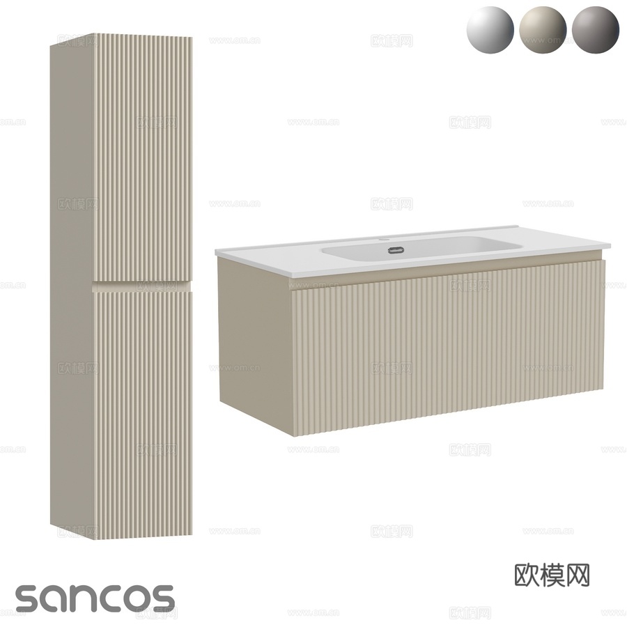 OM浴室家具系列Snob R 1.03d模型下载