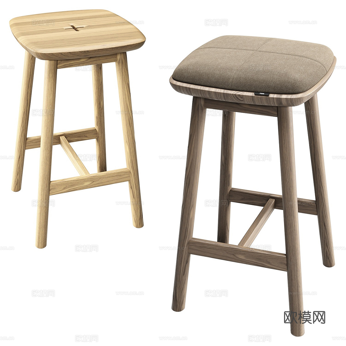 吧凳3d模型