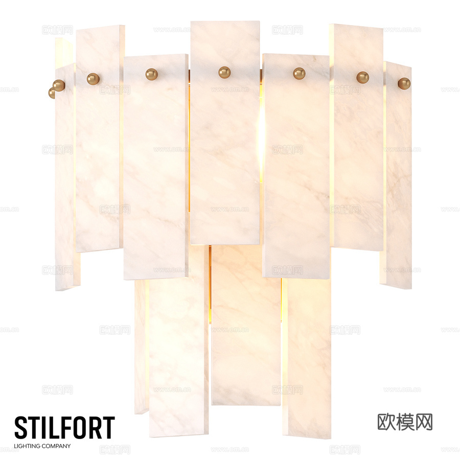 壁灯 Stilfort 2197 05 03W 西班牙产3d模型下载