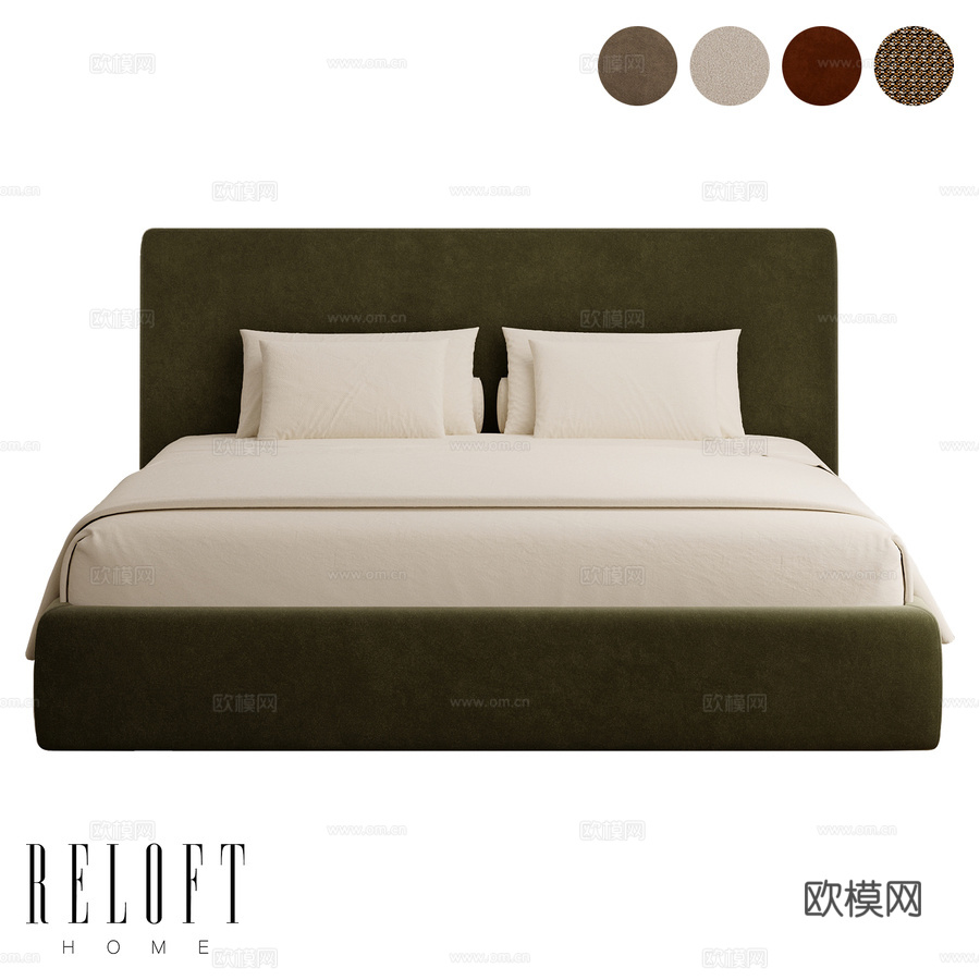 LORA床3d模型下载