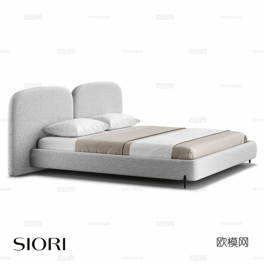 OM Siori Mio 充气床3d模型下载