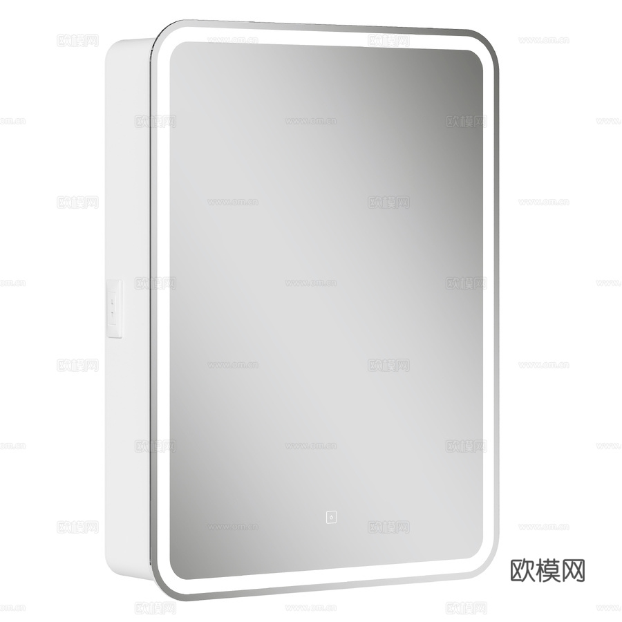 OM LED索尔迪60厘米带镜柜3d模型下载