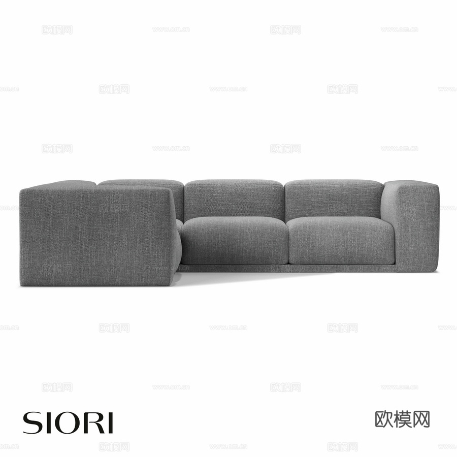 OM Siori Bruno 沙发 317x232x753d模型下载