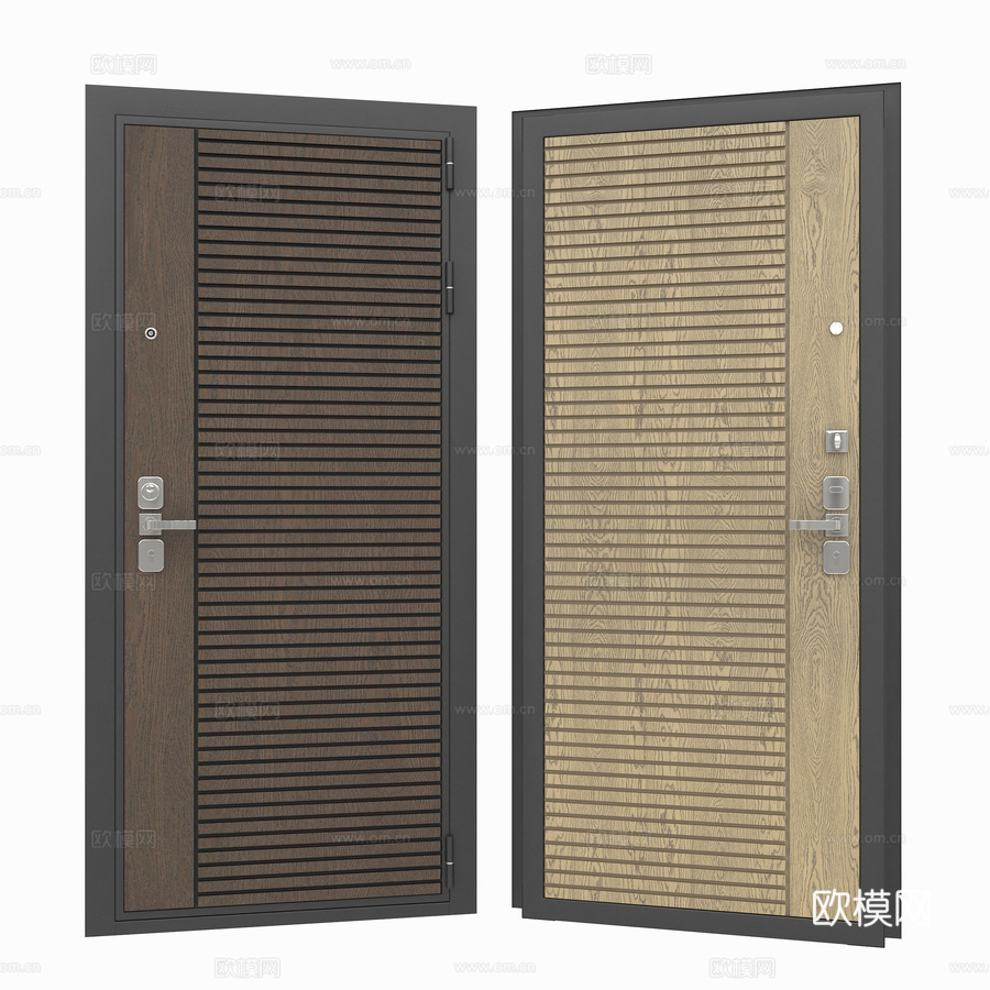 守护者入户门配Loft 03饰面3d模型下载