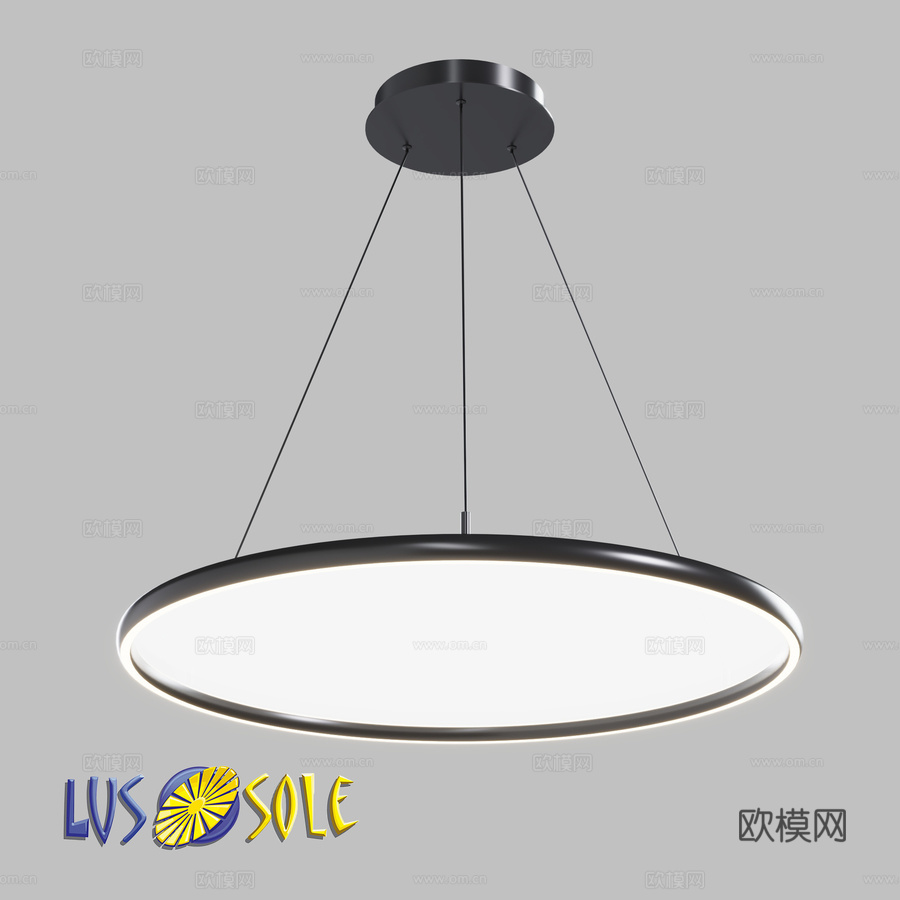 OM吊灯Lussole LSP-74233d模型下载