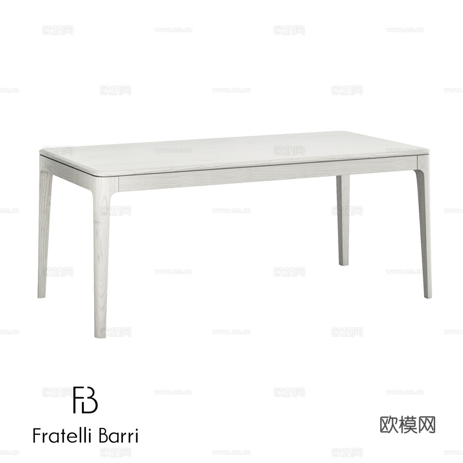 OM餐桌 Fratelli Barri BIANCA3d模型