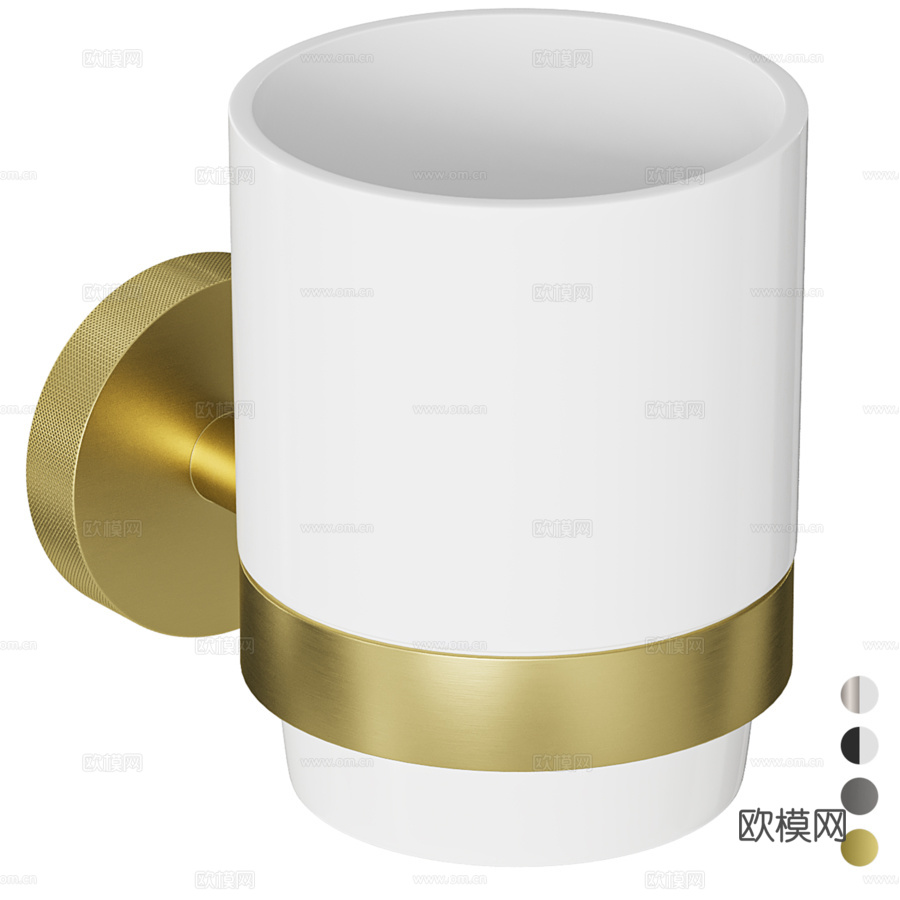 艾伦布劳优先系列 6.31002-GB 金色玻璃杯3d模型下载