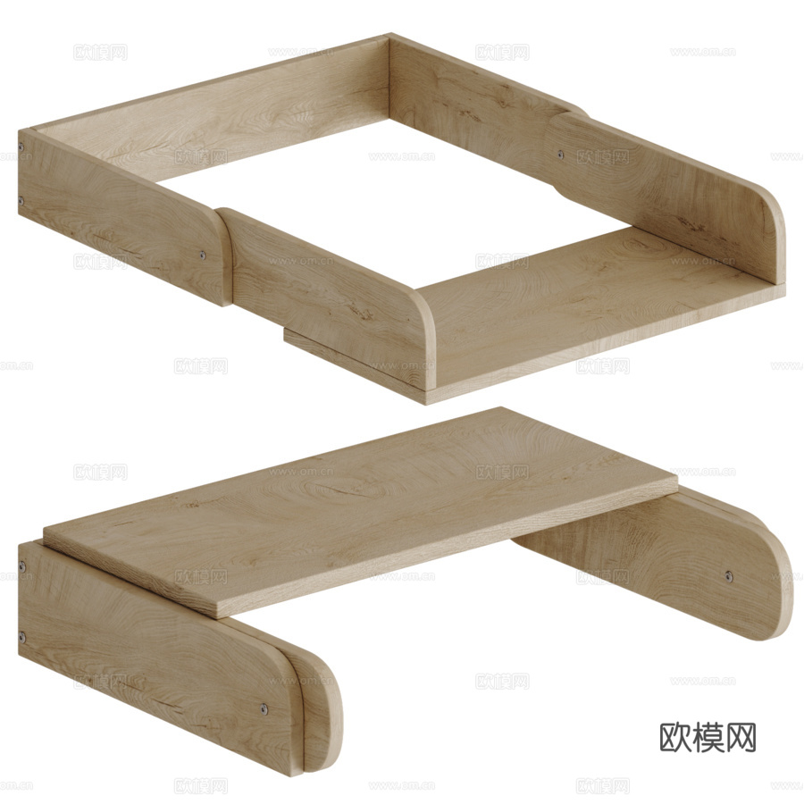 OM 换尿布垫3d模型下载