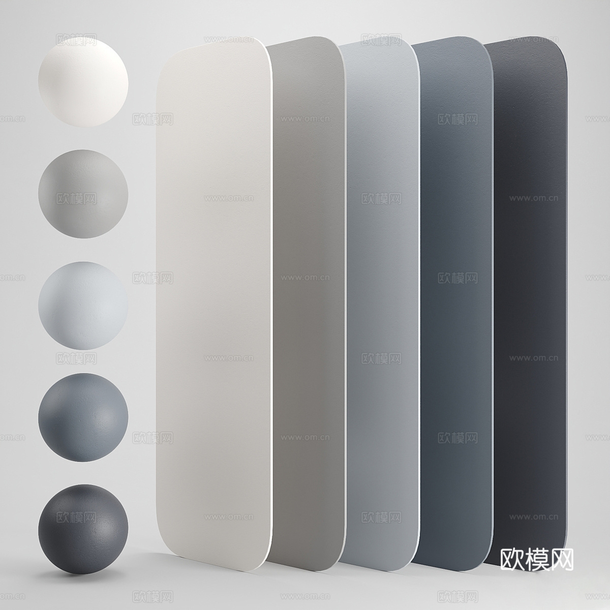 墙面造型3d模型下载