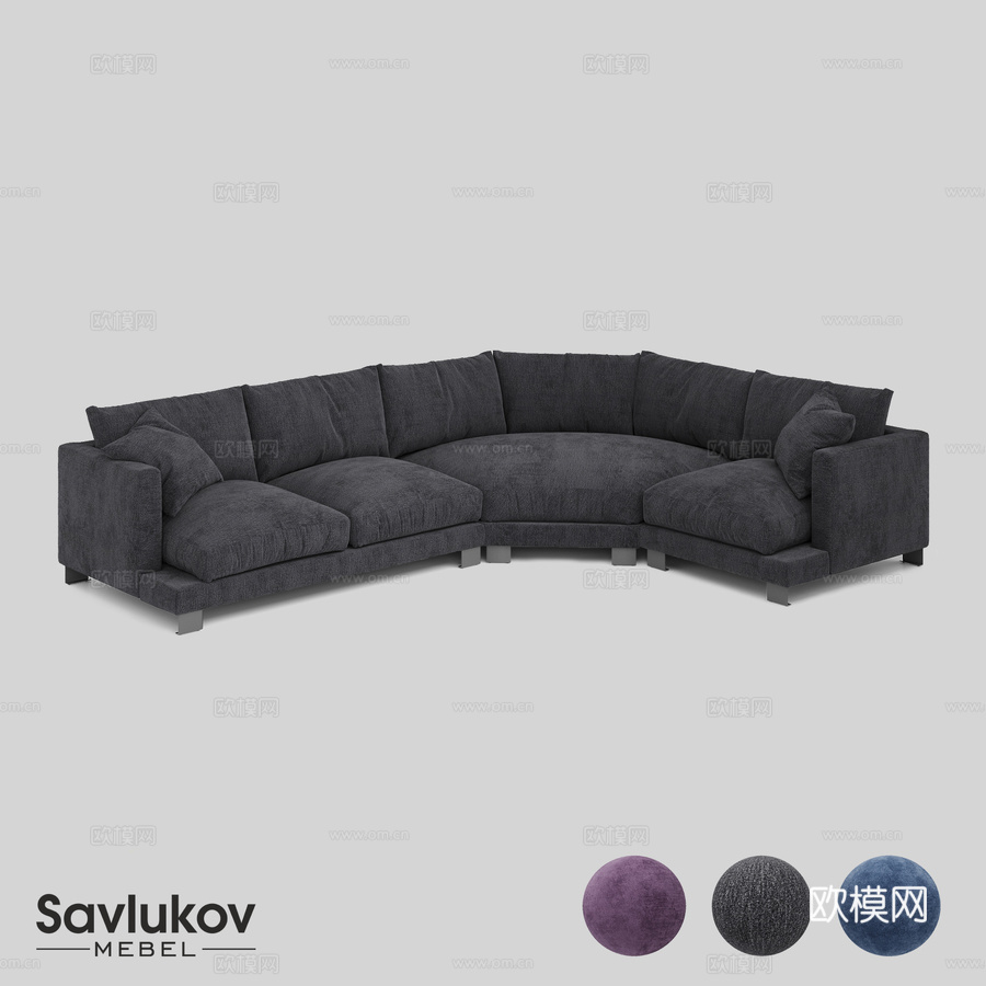 OM转角沙发Ego by Savlukov-Mebel3d模型下载