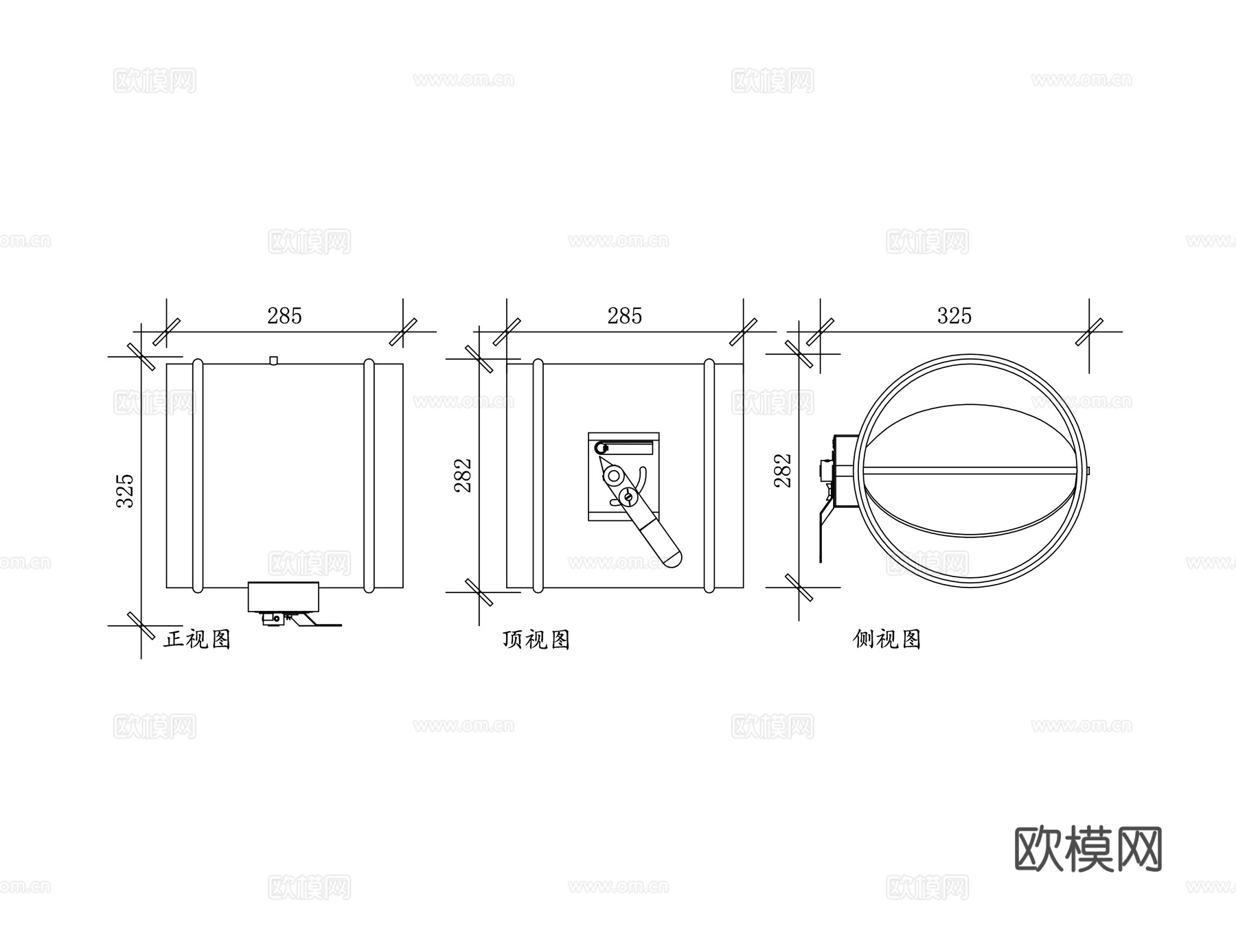 风阻尼器 调谐阻尼器 减振阻尼器 防风阻尼器 建筑阻尼器cad施工图
