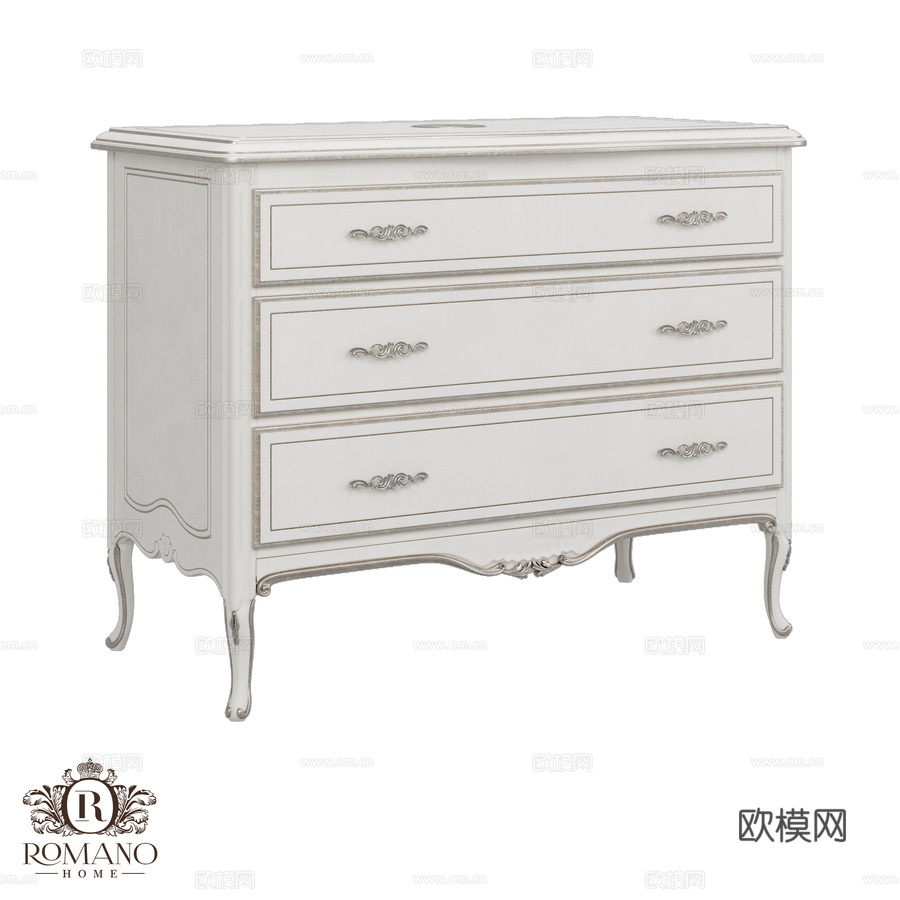 OM抽屉柜尼卡罗马诺家居3d模型下载