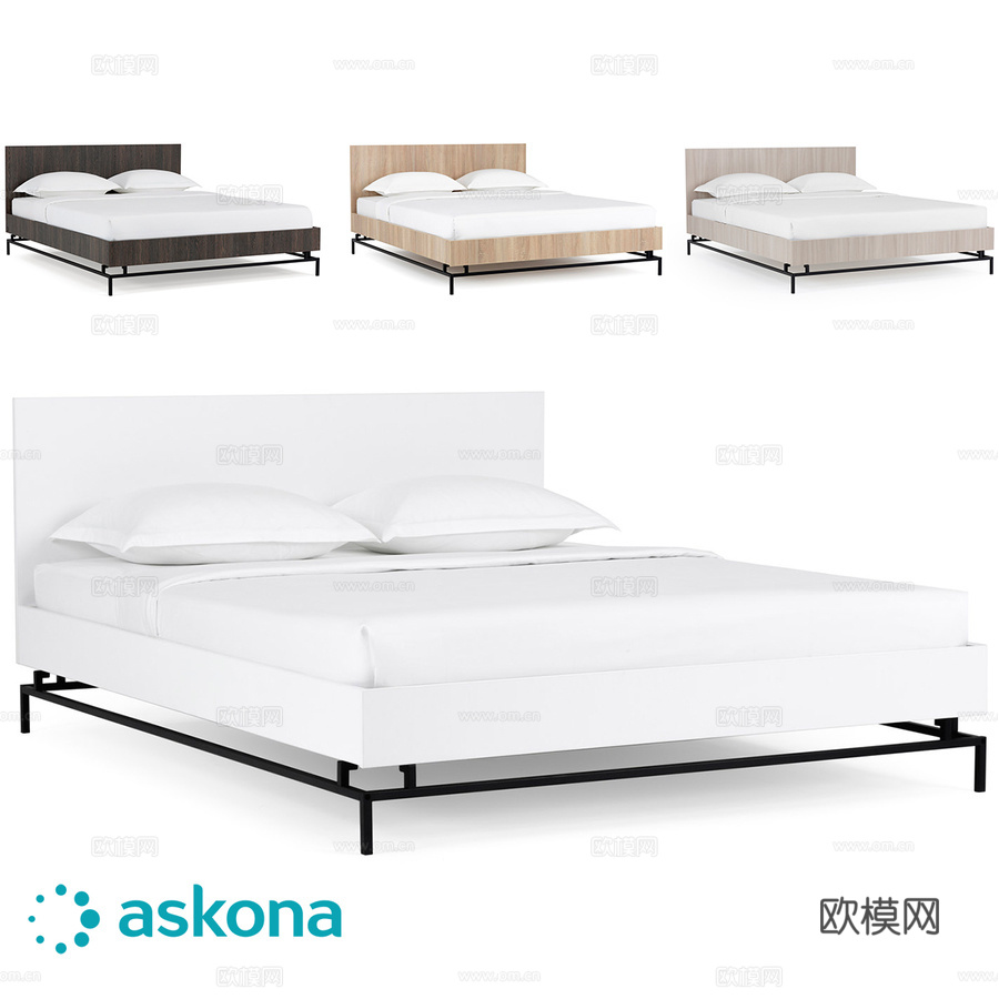 莱斯特床3d模型下载