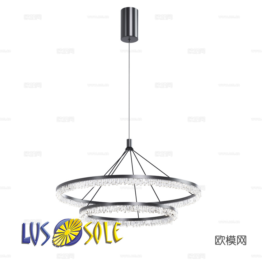 OM吊灯 Lussole LSP-74343d模型下载