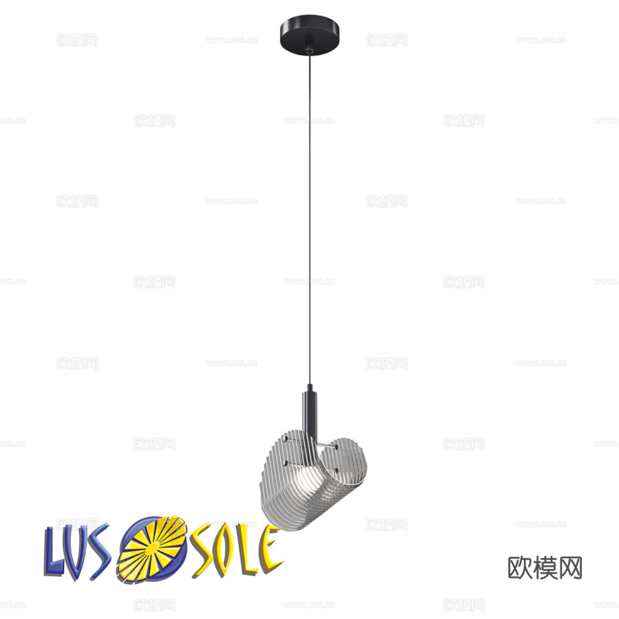 OM 吊灯 LUSSOLE LSP-75083d模型