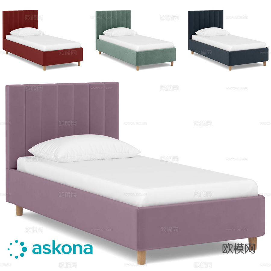 青少年床 Lovely New3d模型下载