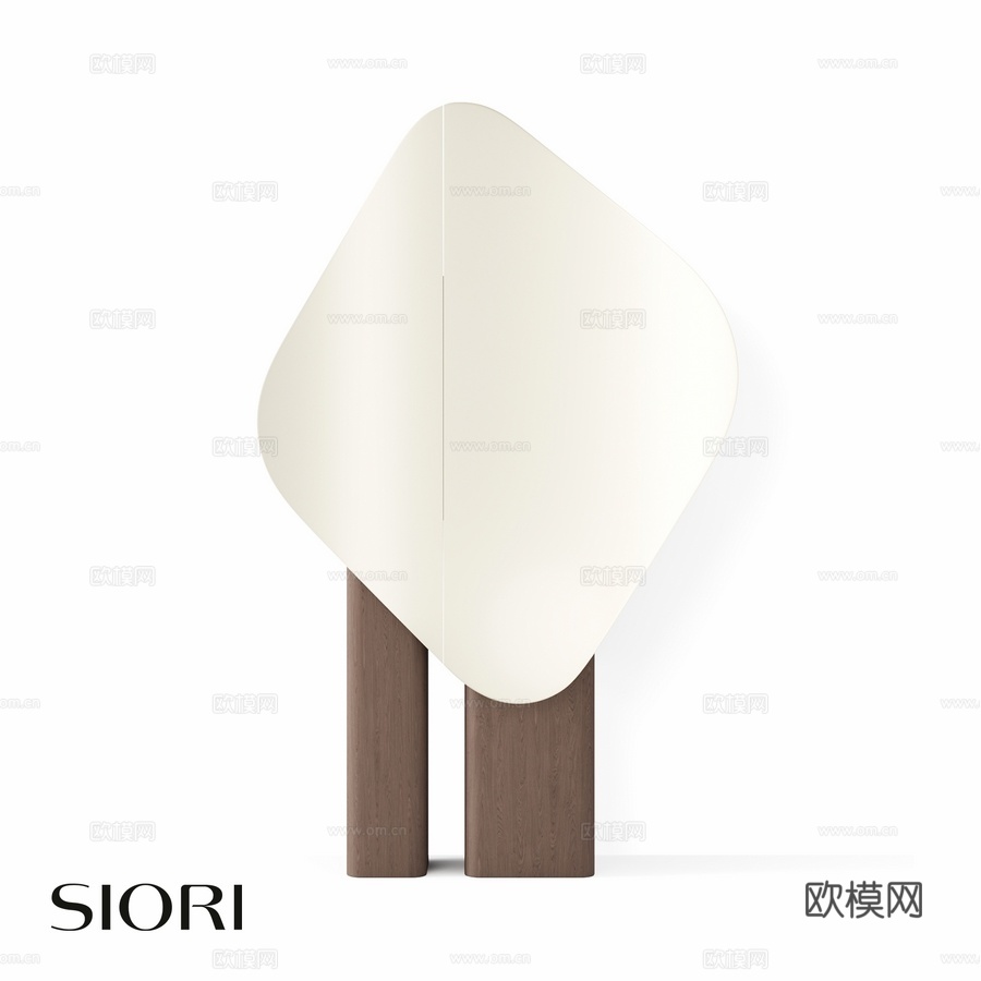 OM Siori 带镜吧台3d模型