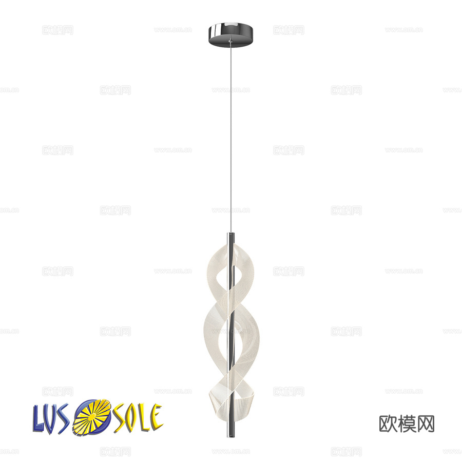 OM吊灯Lussole LSP-74143d模型下载
