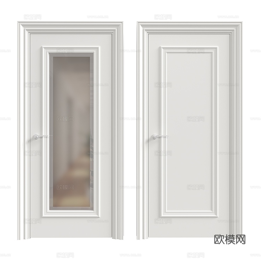 达里亚诺工厂出品的维琴察1系列室内门3d模型下载