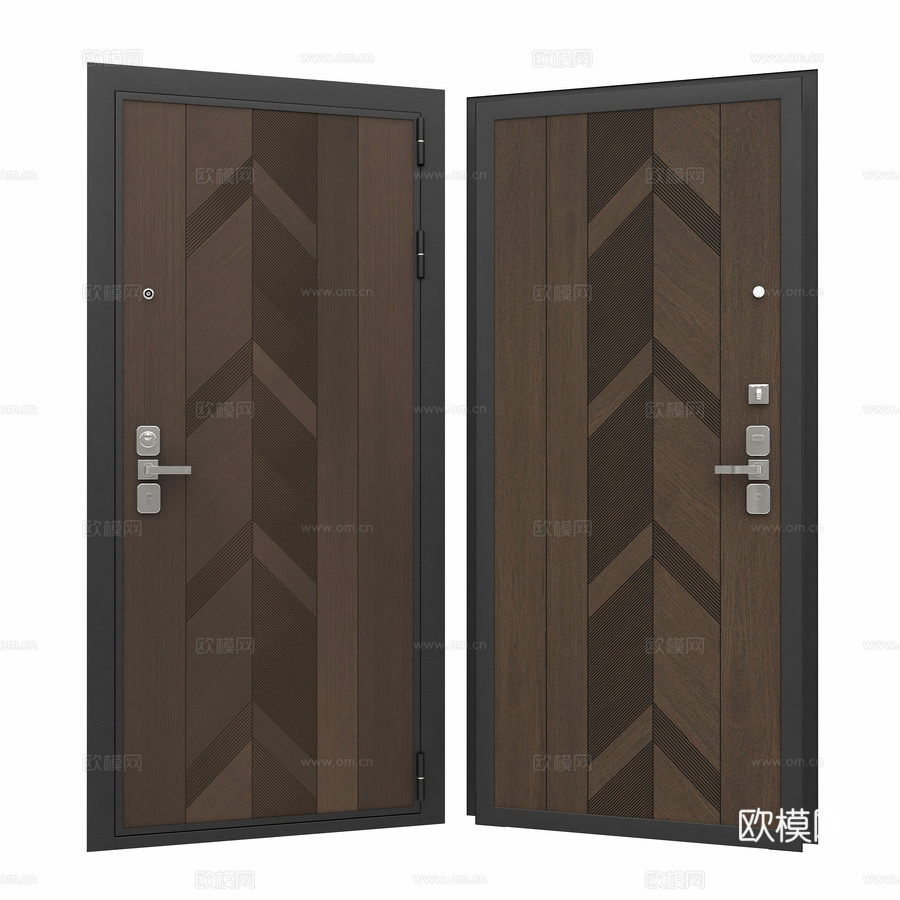 Guardian入户门，Vaiya03饰边3d模型下载