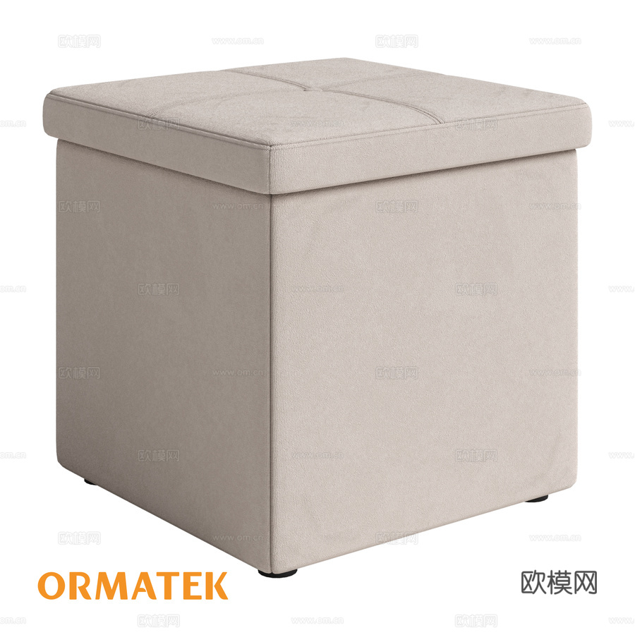 OrmaSoft 2 单人软凳3d模型下载