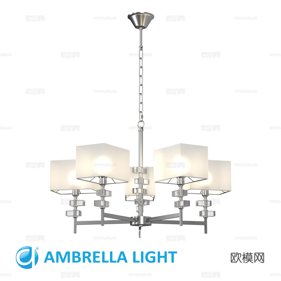 OM 带灯罩吊灯 LH71321 LH71331, A3d模型下载